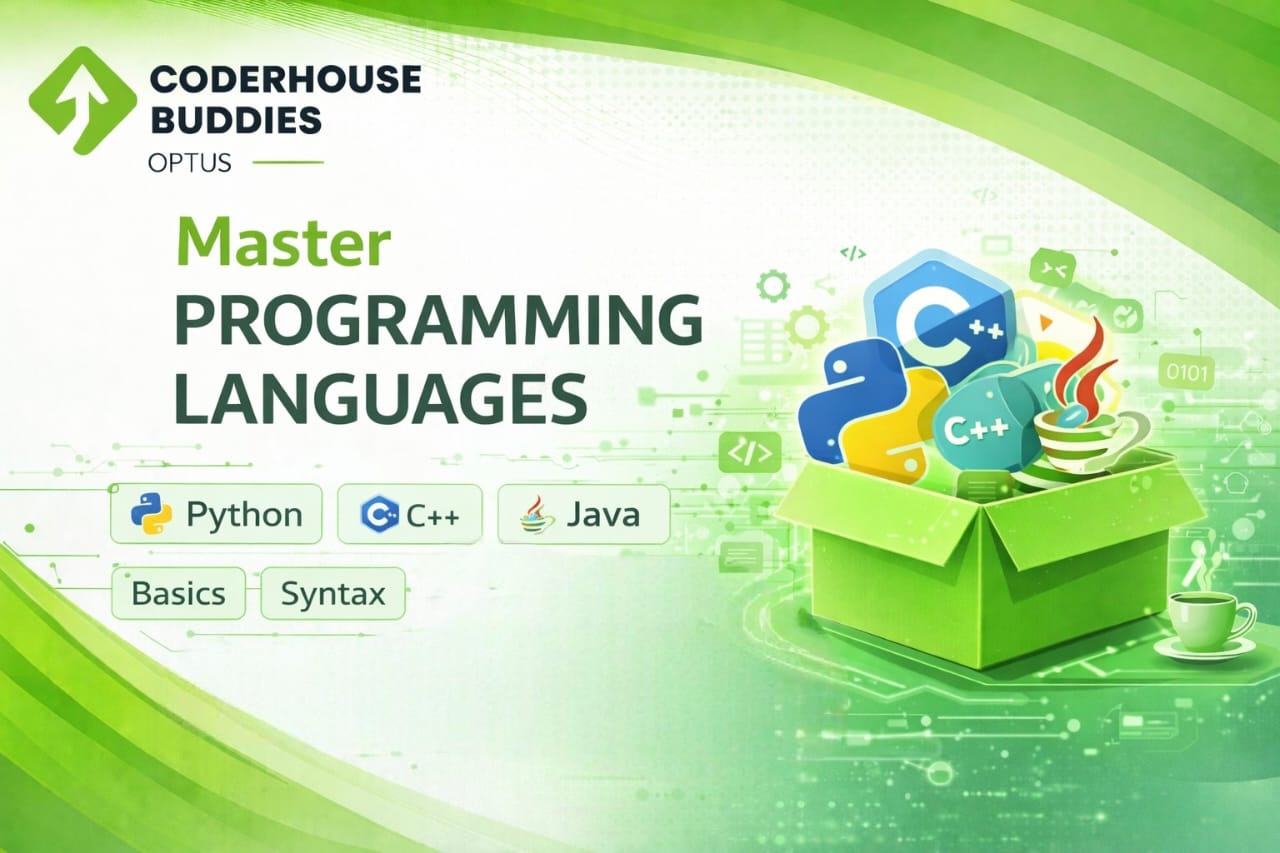 Programming Languages (Python,c++,Java)