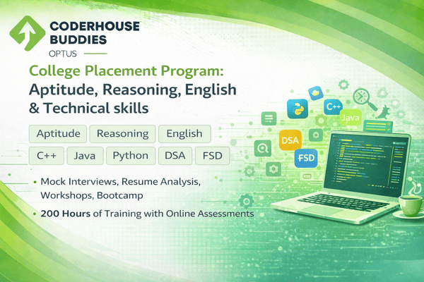 College Placement Program: Aptitude, Reasoning, English & Technical ...